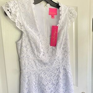 Lilly Pulitzer Marlyn resort white lace dress